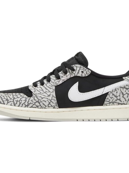 Nike Other - Air Jordan 1 Retro Low OG (GS) Black White Elephant Print Low-Top Sneakers 6.5Y